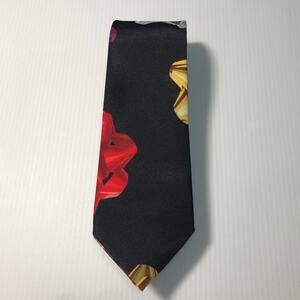 Holiday Time Present Wrapping Paper Bows Mens Necktie